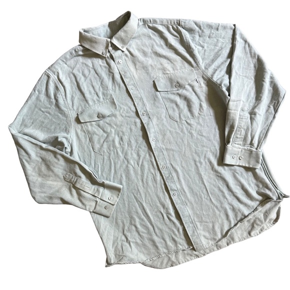 NWOT EPTM MENS LIGHT BLUE BUTTON DOWN CASUAL LONG SLEEVE SHIRT SIZE MEDIUM - Picture 3 of 9